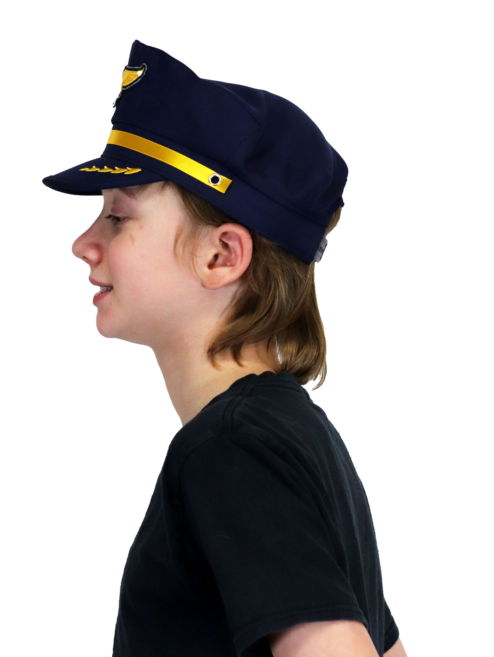 Airline Pilot Cap Left side on Child
