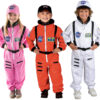 ASTRO SUITS ALL pink, white and orange astronaut suit