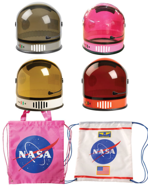 Aeromax Nasa Astronaut Drawstring Backpack Pink 
