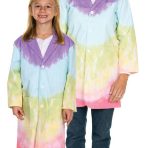 Tye Dye lab coat adult and child
