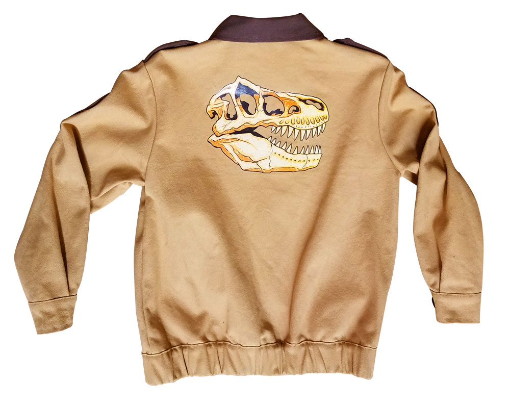 Paleontologist Jacket back view flat