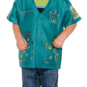 My 1st career gear toddler vet shirt on child