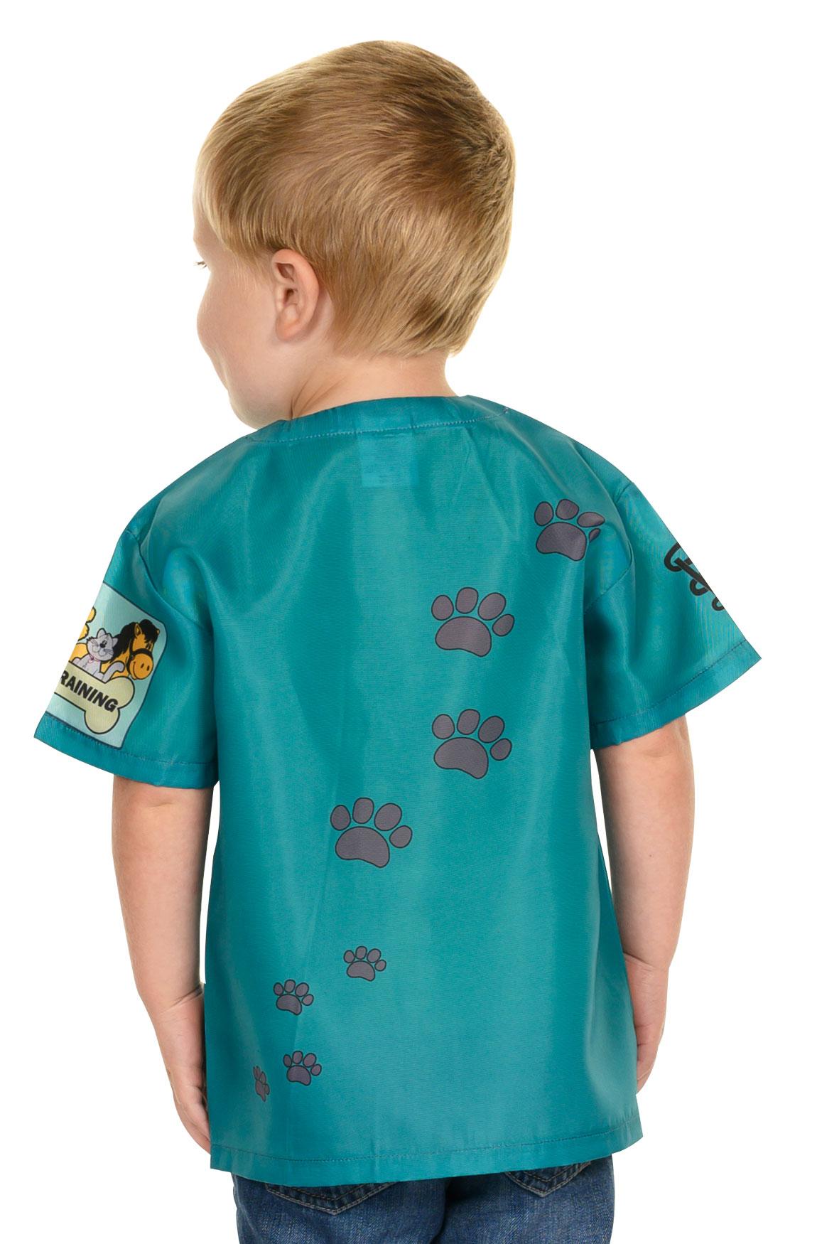 TDVT-BACK My 1st career gear toddler vet shirt on child back view
