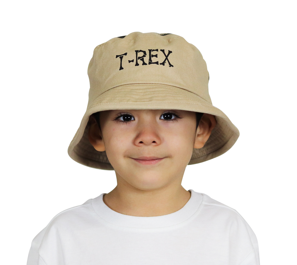 Dinosaur Bucket hat on child