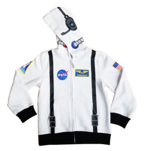 Bata de laboratorio Aeromax Jr. NASA Rocket Scientist, blanca, talla 4/6  Aeromax 698216107806