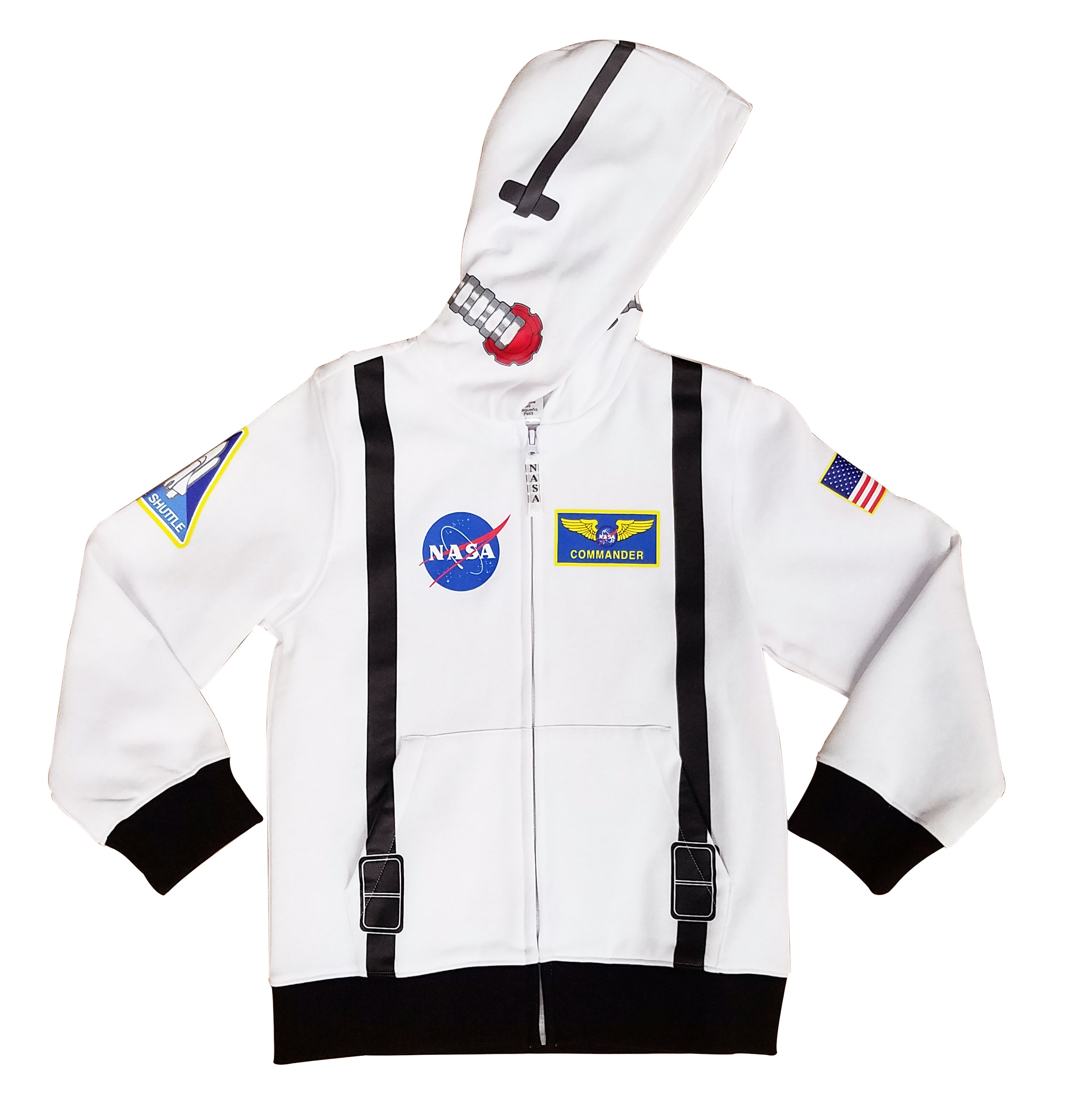 HOODIE-FRONT-FLAT-v2 Astronaut Hoodie Flat Hood right side