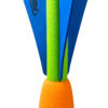 Green Red Blue Aeromax POP Rocket Super Sticky Foam Rocket 