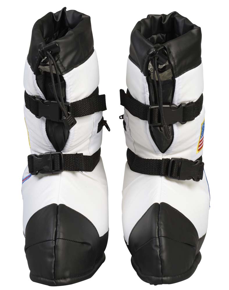 images White astronaut boot, front view.