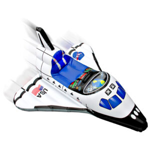Inflatable space shuttle video.