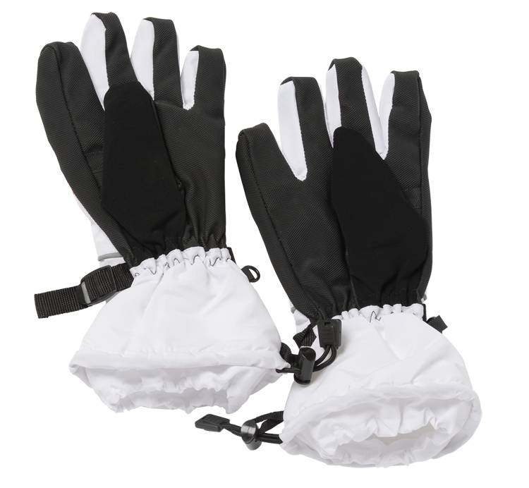 images White astronaut gloves back view.