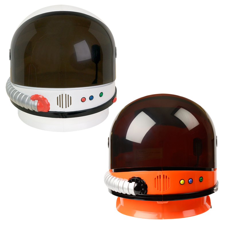 Astronaut helmets with sound video.