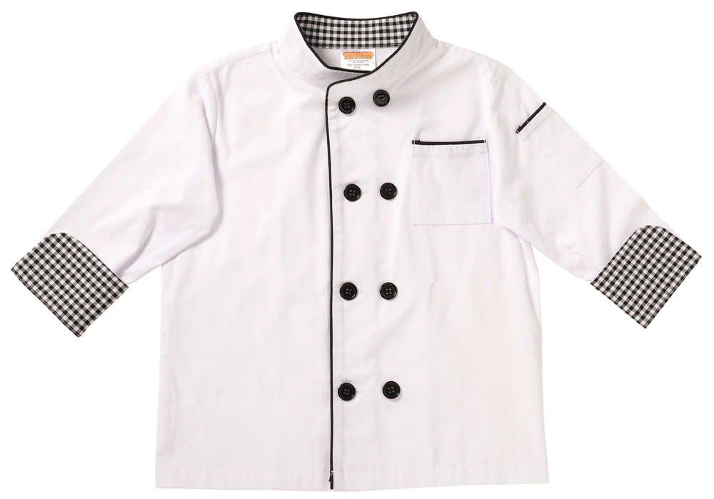 Chef jacket, front view