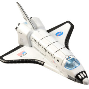 Pull back space shuttle toy,