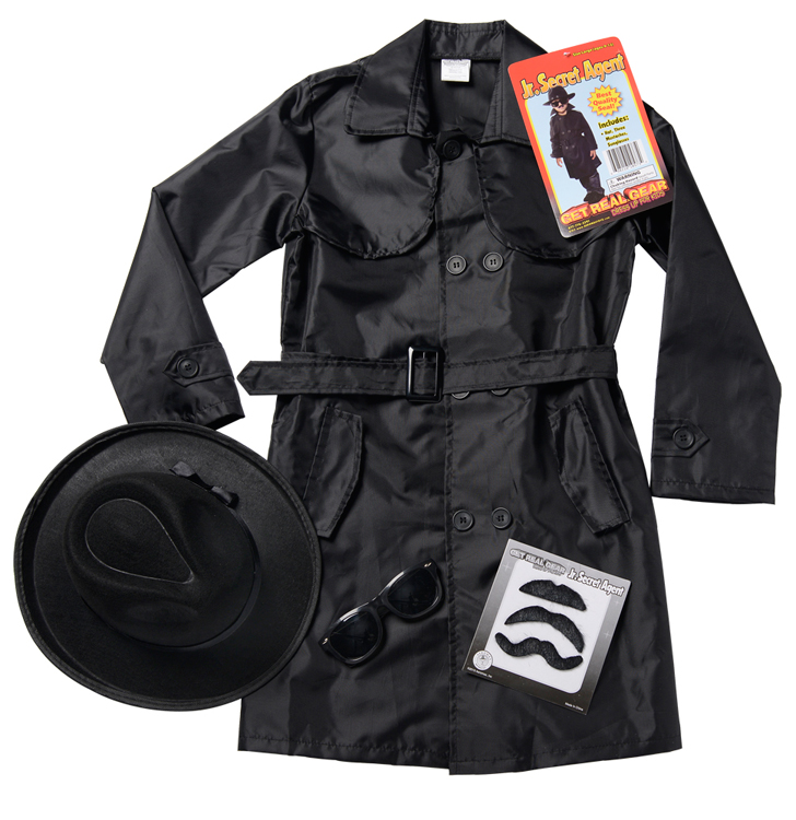 images Secret agent suit, front view.