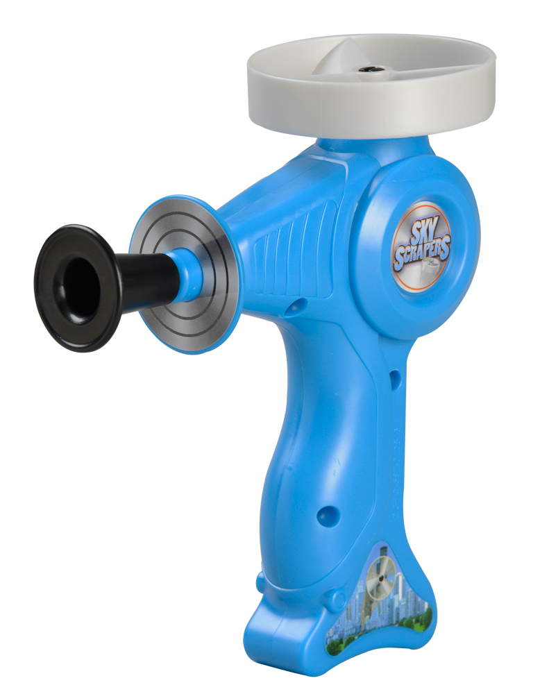 images Sky scraper toy left side view.