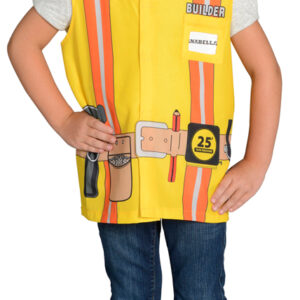 kid wearing builder shirt.