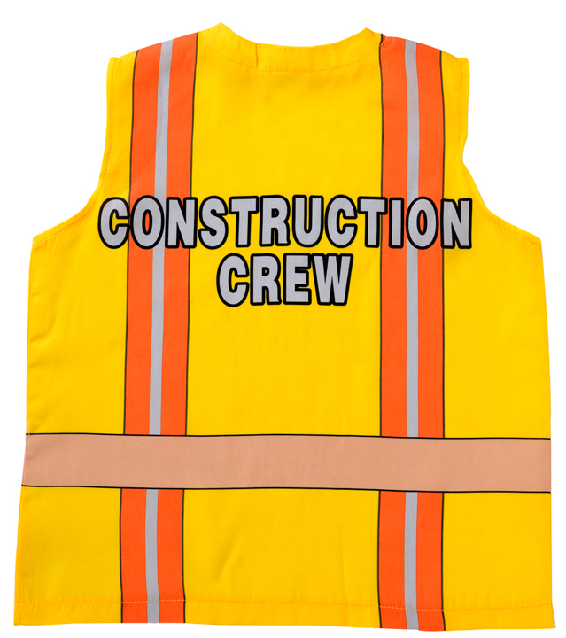 builder shirt, back view.