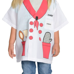 kid wearing Chef shirt.