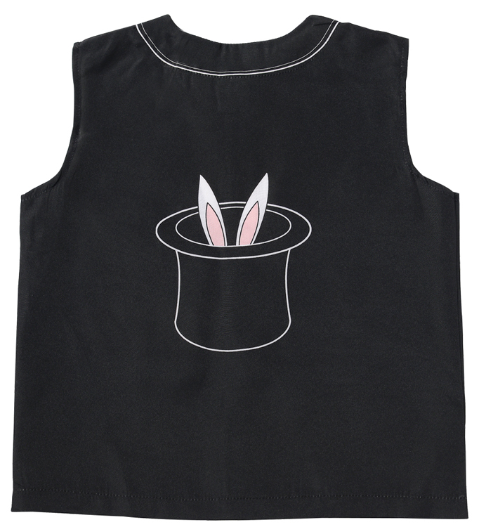 Magician shirt, back view.